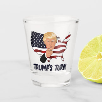 Trump’s turn shot glass schnapsglas