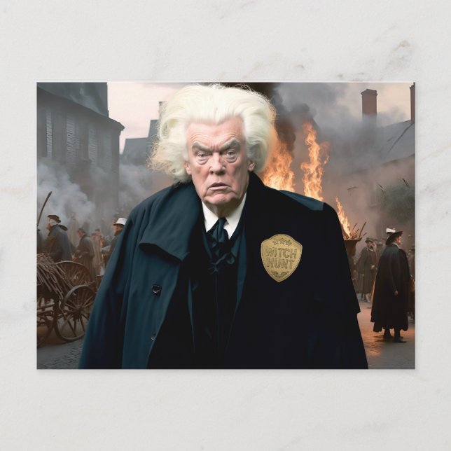 Trump’s Witch Hunt Postkarte (Vorderseite)