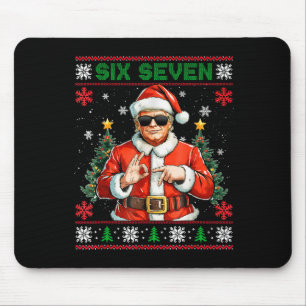 Trump sagt 67 Meme Six Seven Lustiges hässliches W Mousepad