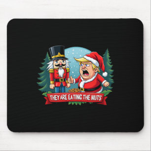 Trump Santa Claus mit Nutcracker essen sie Mousepad