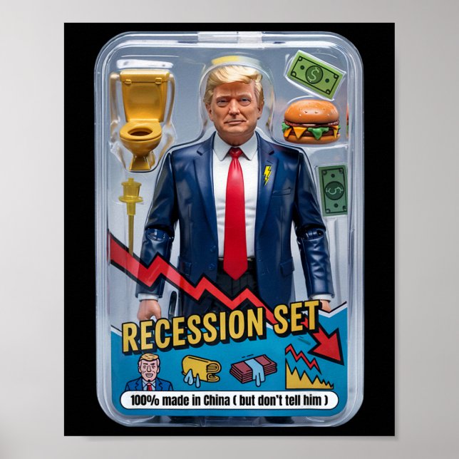 Trump Satire überlebte Rezession Box Set Action Fi Poster (Vorne)