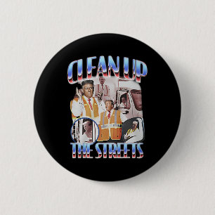 Trump säubert die Straßen und wählt Garbageman Gar Button