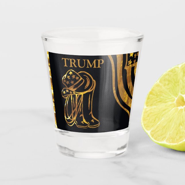 TRUMP SCHNAPSGLAS (Vorderseite)