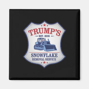 Trump Schneepflug Trump Schneepflügen Schneefräse  Magnet