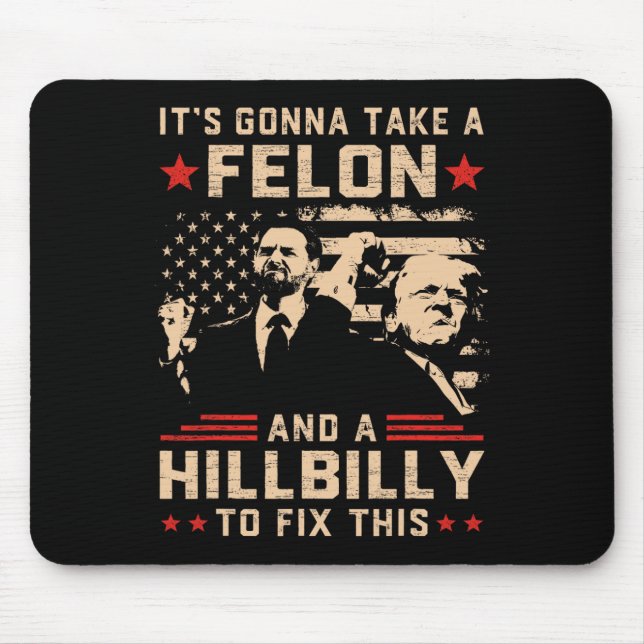 Trump schwindet auf seine Gonna und nimmt einen Fe Mousepad (Vorne)