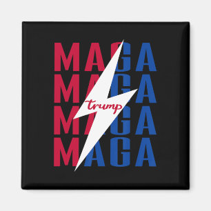 Trump Shirt Flag Vintag Style Poster Mega 2024 Magnet