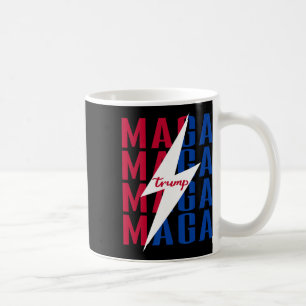 Trump-Shirt Flagge Vintage Style Poster Mega 2024 Kaffeetasse