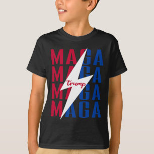 Trump-Shirt Flagge Vintage Style Poster Mega 2024 T-Shirt