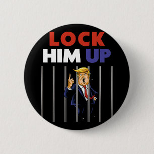 Trump-Shirt - Sperre für ihn - Anti Trump Button