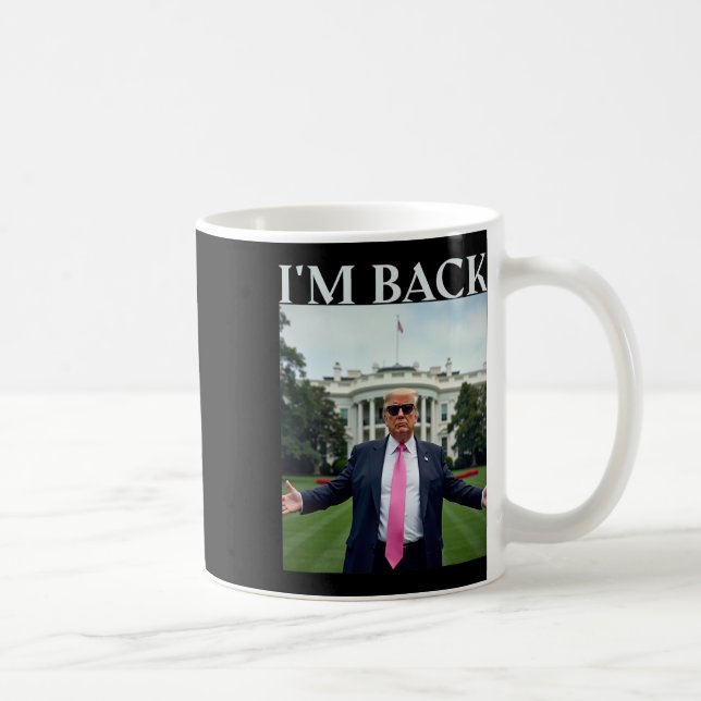 Trump Shirts für Männer 2025 Kaffeetasse (Rechts)