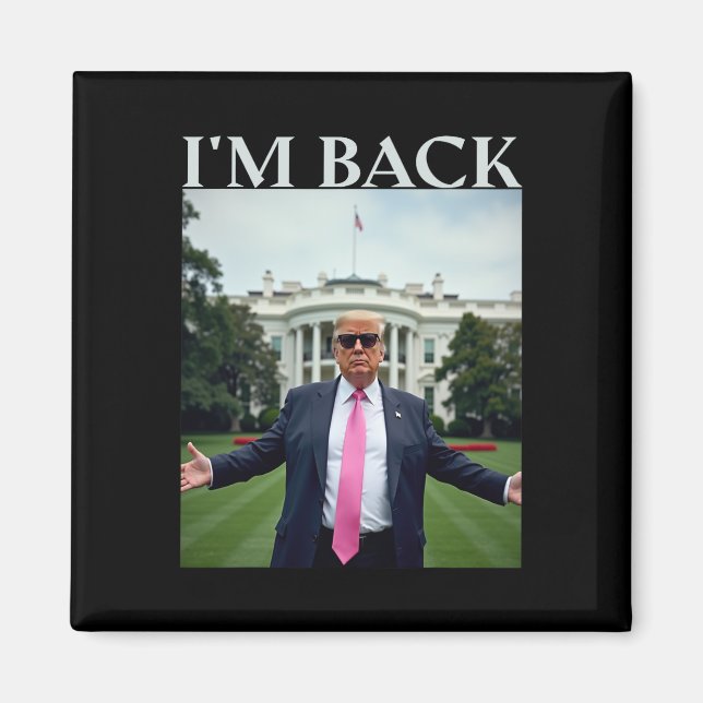Trump Shirts für Männer 2025 Magnet (Vorne)