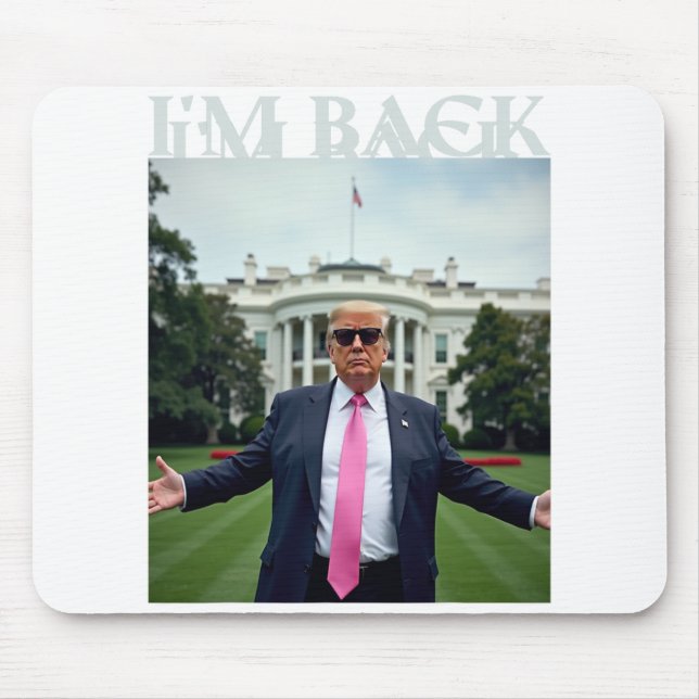 Trump Shirts für Männer 2025 Mousepad (Vorne)