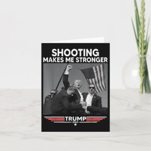 Trump-Shooting macht mich stärker schockieren Karte