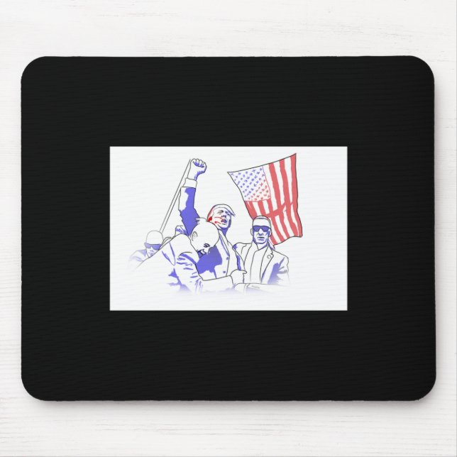 Trump Shot At 2024 Mousepad (Vorne)