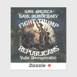 Trump Shrimp Fajita Jesus Republikanische Partei P Aufkleber