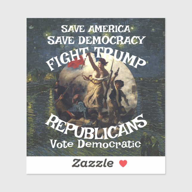 Trump Shrimp Fajita Jesus Republikanisches Party P Aufkleber (Blatt)