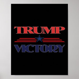 Trump-Sieg Präsident Wahl T-Shirt Amerika R Poster