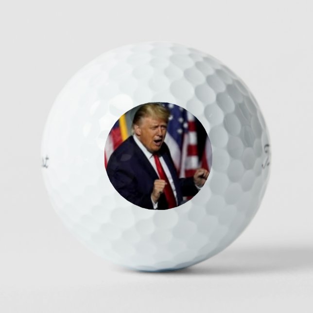 Trump - Siegessanzbälle, Golfball (Vorderseite)