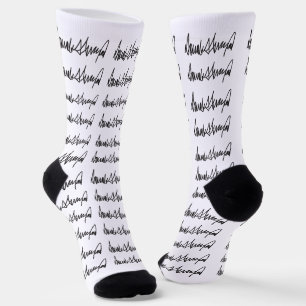 Trump-Signatur Socken