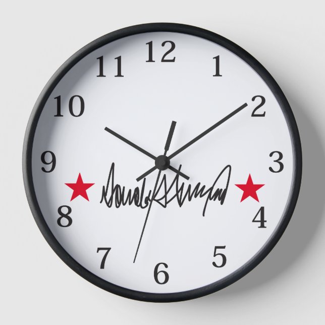 Trump-Signatur Uhr (Vorderseite)