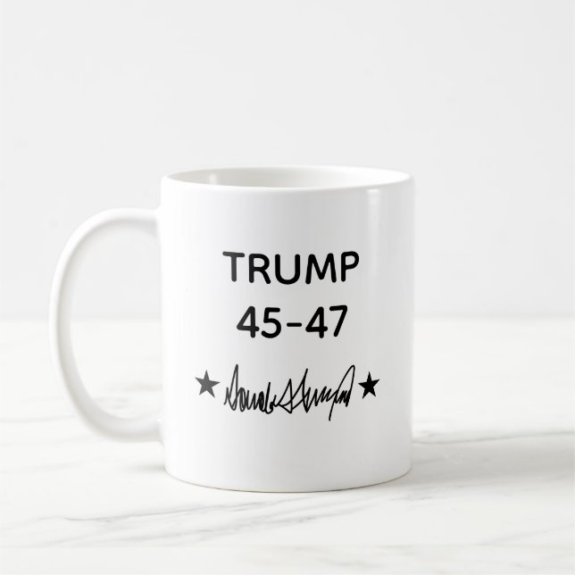 Trump Signature 45-47 Kaffeetasse (Links)