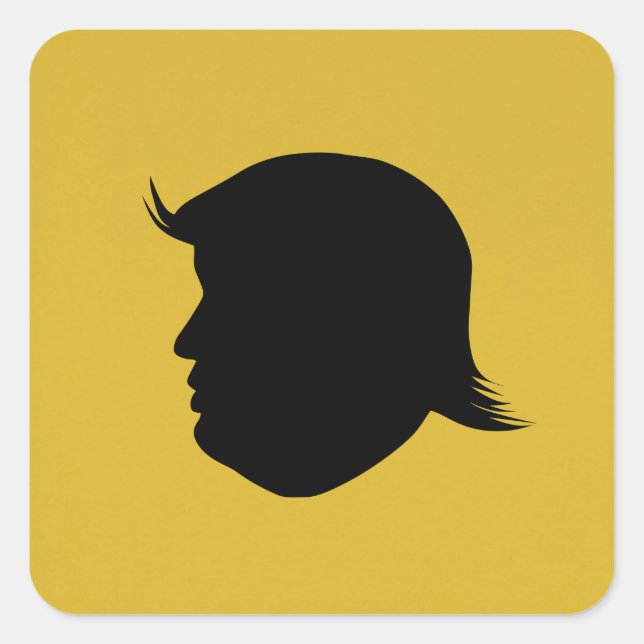 TRUMP SILHOUETTE STICKER (Vorderseite)