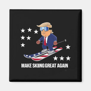 Trump Ski USA - Skifahren wieder großartig machen Magnet