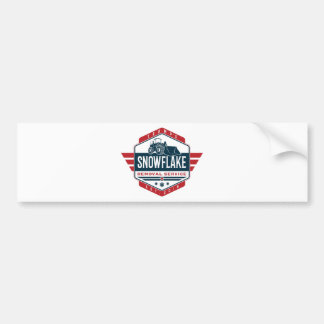TRUMP Snowflake Removal Service Election Novelty Autoaufkleber