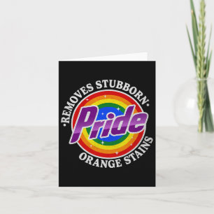 Trump soll Stubborn Orange Stains Pride entfernen Karte