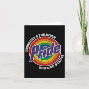 Trump soll Stubborn Orange Stains Pride entfernen Karte