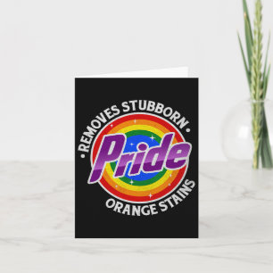 Trump soll Stubborn Orange Stains Pride entfernen Karte