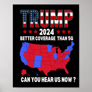 Trump sollte besser abdecken als die Wahlkarte für Poster