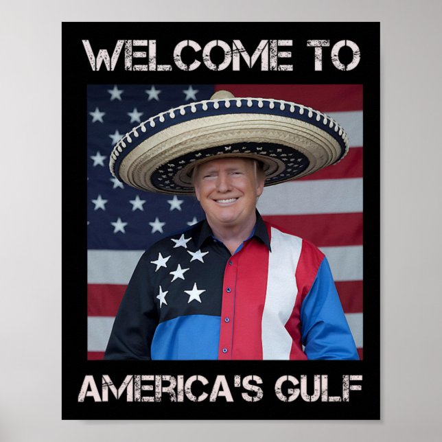 Trump Sombrero - Willkommen im Golf von Mexiko 1 Poster (Vorne)