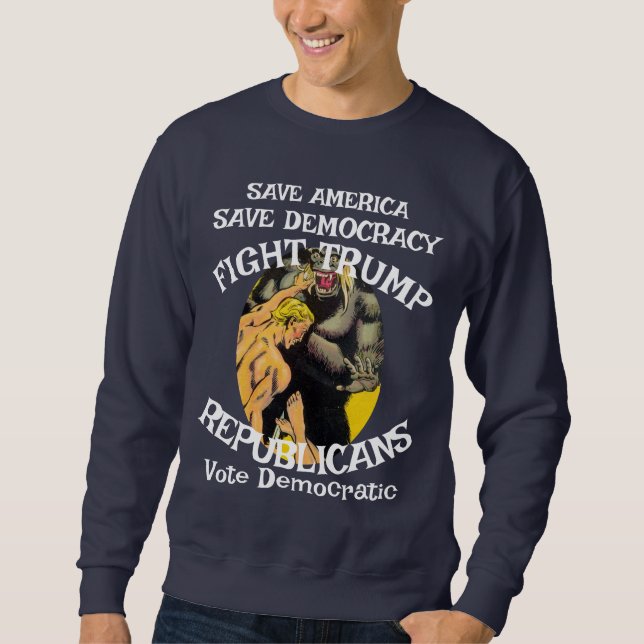 Trump Sozialist Sweatshirt (Vorderseite)