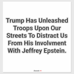 Trump spielte Epstein Spiel Hankamer Artjunkhaus S Aufkleber