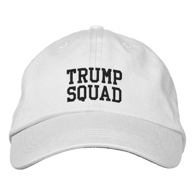 Trump Squad Anpassbarer Hut (Vorderseite)