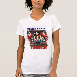 Trump Squad Vance Kennedy 45 47 USA Flag erobern T-Shirt