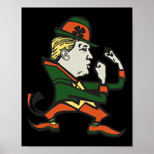 Trump St. Paddy's Lustig Trump St. Patrick's Day Poster