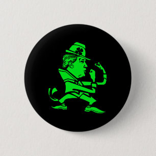 Trump St. Paddy's Lustiger Trump St Patrick's Day Button