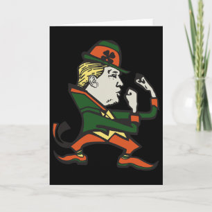 Trump St. Paddy's Lustiger Trump St Patrick's Day Karte