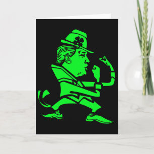 Trump St. Paddy's Lustiger Trump St Patrick's Day  Karte
