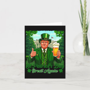 Trump St.Patrick's Day - St. Patrick's Day Gr Karte