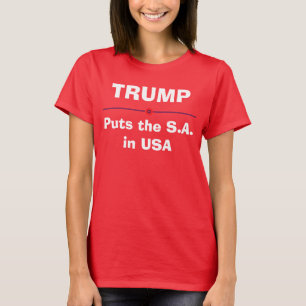 Trump stellt SA in US-T-Shirt T-Shirt