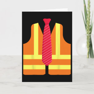 Trump stolz darauf, Garbyge Hi-vis-Weste rote Kraw Karte