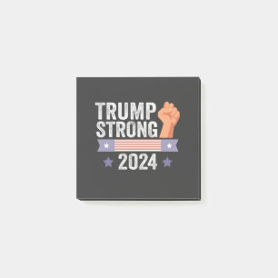 Trump Strong 2024 American Patriotic Election Gift Post-it Klebezettel