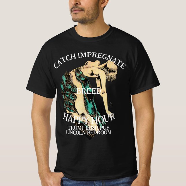 Trump Submissive Wives Breeding Program Begins T-Shirt (Vorderseite)