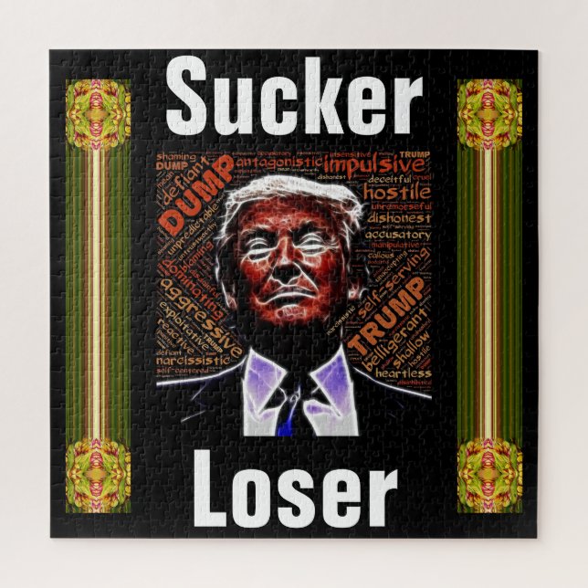 Trump Sucker/Loser Jigsaw Puzzle (Vertikal)