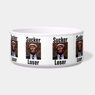 Trump Sucker/Loser Pet Bowl Napf
