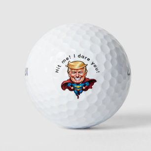 Trump Super Hero Personalize Golfball