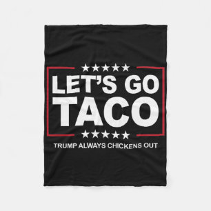 Trump Taco Handel Lustig Trump Kneift Immer Fleecedecke